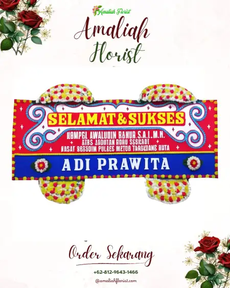 Papan Bunga Ucapan Selamat Ballroom Hotel Serang